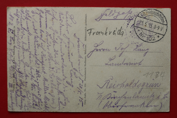Postcard PC 1915 Savonniéres WWI France